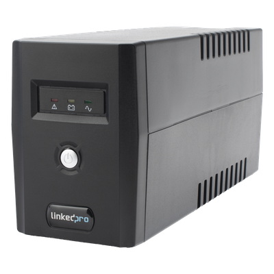 UPS 600VA/360 W Línea Interactiva / 6 Contactos 5-15R (4 Respaldadas) / Regulación de Voltaje / Protección RJ45 - Imagen 3