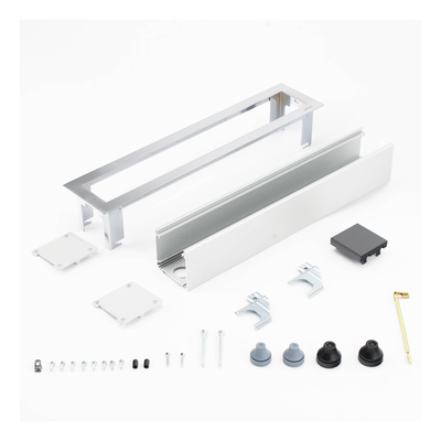 Caja Para Instalación en Escritorio para Voz, Datos o Contactos Eléctricos / Capacidad para 4 Módulos / Salida de Cables Posterior / Los Módulos se Adquieren Aparte / (KFC134/14CY) - Imagen 5
