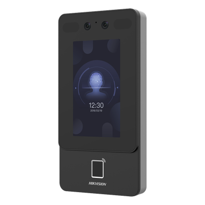 Terminal Min Moe de Reconocimiento Facial / Lector PROX EM 125 kHz / Cámara 2 MP con HIK-IA / Pantalla Táctil 4.3" / PoE y WiFi / Exterior IP65 / 1,500 Rostros / 3,000 Huellas / SIP Estándar - Imagen 4