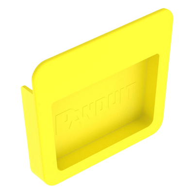 Tapa Final Para Canaletas FiberRunner™ 4x4, de Instalación a Presión, Color Amarillo - Imagen 2