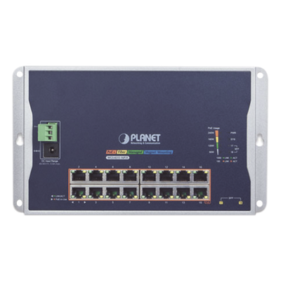 Switch Industrial Administrable Capa 2 de Pared,16 Puertos PoE 802.3at Gigabit y 2 Puertos SFP - Imagen 3