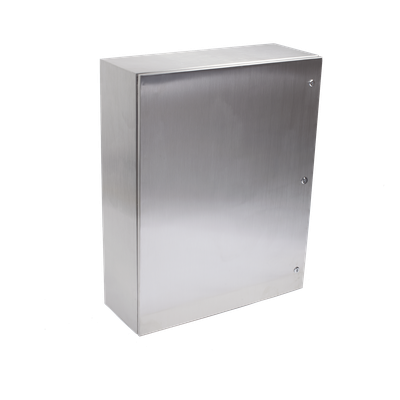 Gabinete de Acero Inoxidable IP66 Uso en Intemperie (800 x 1000 x 300 mm) con Placa Interna Galvanizada. - Imagen 4