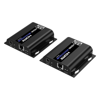 Kit extensor para distancias de hasta 200 metros | Resolución 4K @60Hz | Cat 6 | Conexión uno a uno y uno a muchos hasta 120 mts | Compatible con Switch gigabit | Control IR - Imagen 3