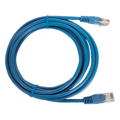 Cable de Parcheo UTP Cat5e / 0.5 m (1.64 ft) / Azul / RJ45 / 100 Ohm