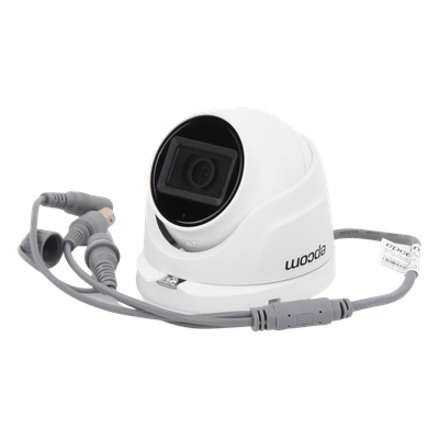 AUDIO POR COAXITRON / Domo TURBOHD 2 Megapixel (1080p) / Gran Angular 106° / Lente 2.8 mm / 20 mts IR EXIR / Exterior IP66 / 4 Tecnologías / dWDR / Metal - Imagen 5