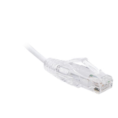 Cable de Parcheo Slim UTP Cat6 - 3 Metros (9.84 Pies) Blanco Diámetro Reducido (28 AWG) - Imagen 3