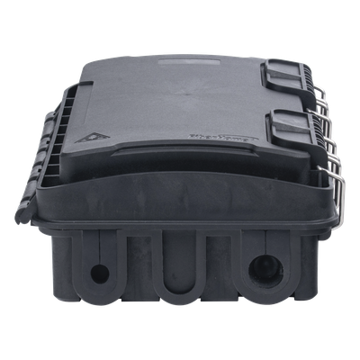 Caja de Distribución de Fibra Óptica, Hasta 96 Empalmes, Exterior IP65, Color Negro - Imagen 4