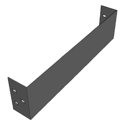 Placa de Cierre para Escalera de Aluminio / Peralte 3 1/4" / Ancho 12" / Incluye Tornillería (CHPCE314X12AK)