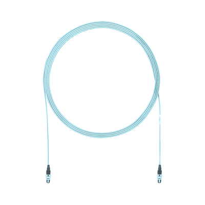 Cable de Interconexión de 12 Fibra Ópticas Multimodo OM4, Con Conector Pan-MPO Hembra - Hembra, Polaridad A, LSZH, de 20 Metros (65.62 Pies)