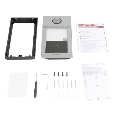 Videoportero IP 2 Megapixel / Llamada y Apertura Remota desde App Hik-Connect / PoE / Exterior IP65 + Antivandalico IK08 / 1 Departamento / Apertura con Tarjeta / Soporta 2 Puertas y hasta 6 Monitores - Imagen 5