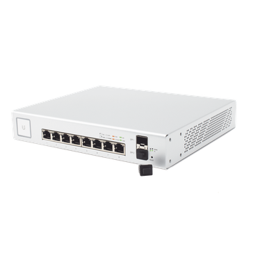 Switch UniFi Administrable de 8 Puertos Gigabit PoE+ 802.3at/af y PoE Pasivo 24V. - Imagen 4