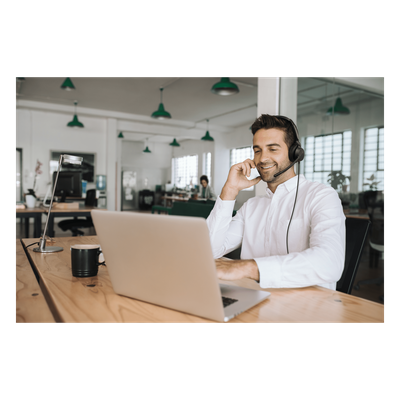 Auriculares Yealink UH42 Mono con cancelación de ruido por USB-C/A e indicador de ocupado, plug and play - Imagen 5