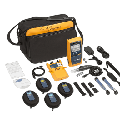 OTDR OptiFiber Pro / Certificación Fibra Óptica Tier 2 / 4 Longitudes de Onda 850-1300-1310-1550 nm / SmartLoop Bi-direccional / EventMap / Wi-Fi Integrado / Inspección Endfaces