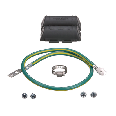 KIT de Tierra Física de Cable Blindado 6 AWG. Color Verde / Amarillo con Terminación en Extremos. - Imagen 3