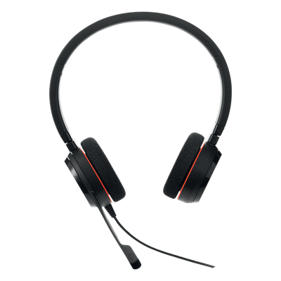 Jabra Evolve 20 Duo con conexión USB, micrófono con cancelación de ruido de última generación, configuración Plug and Play, Certificación Microsoft Teams (4999-823-109) - Imagen 3