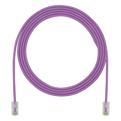 Cable de Parcheo UTP, Cat6A, 24 AWG, CM, Color Violeta, 2.74 Metros (9 Pies)