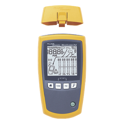 Kit Profesional de Verificador de Red MicroScanner PoE, para Comprobación de Redes de Voz, Datos, Video y PoE 802.3af, at, bt y UPOE, con Pantalla LCD Retroiluminada - Imagen 4
