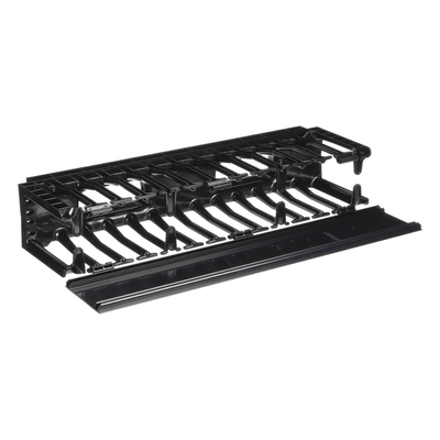Organizador de Cables Horizontal NetManager de Alta Densidad, Sencillo (Solo Frontal), Para Rack de 19in, 2UR - Imagen 3