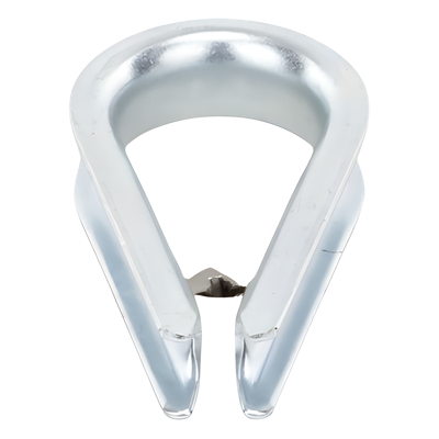 Guardacabos/cuello 1/4" acero con electro galvanizado. - Imagen 5