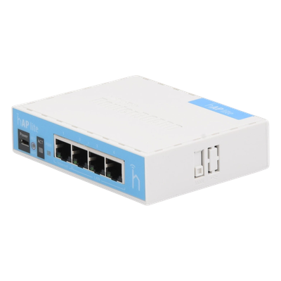 (hAP Lite) 4 Puertos Fast Ethernet y Wi-Fi 2.4 GHz 802.11 b/g/n - Imagen 3