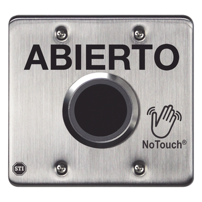 Interruptor IR NoTouch® de Acero Inoxidable, Salida Doble, ABIERTO - Imagen 4