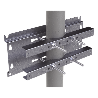 Herraje para Fijación a Pared, Torre o Poste compatible con LP-FORTE-09U-R3. - Imagen 5
