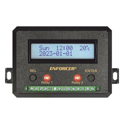 Temporizador Anual / Dos Relevadores / Programable / Pantalla LCD