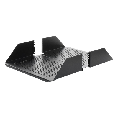 Charola Para Soportar Equipos en Rack de 19in, Ventilada, Frontal y Posterior, Capacidad de 136 Kg, 3UR - Imagen 3