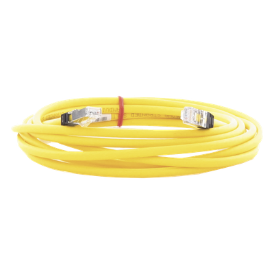Patch Cord Cat6A, Blindado S/FTP, CM/LS0H, 3.96 Metros (13 Pies), Color Amarillo - Imagen 3