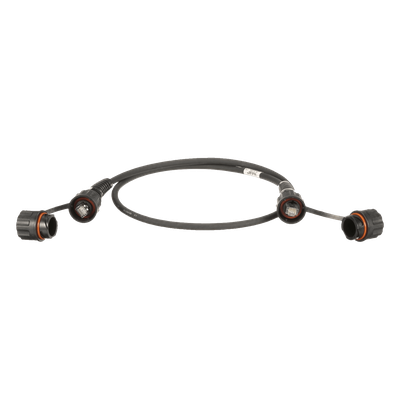 Patch Cord Cat6A IndustrialNet, Blindado S/FTP, Con Plug Industrial y Tapa en Cada Extremo, 5 Metros