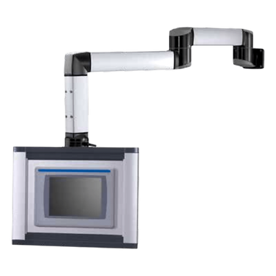 Acoplamiento de Codo con Brida para Montaje de Gabinete HMI, Brazo Syspend 180-Max / Rotación 300° / Capacidad de Carga 180 lb (81.6 kg) / Aluminio Color Negro Jet / Incluye Accesorios - Imagen 3