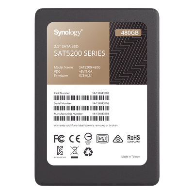480 GB SSD , diseñada para Synology NAS