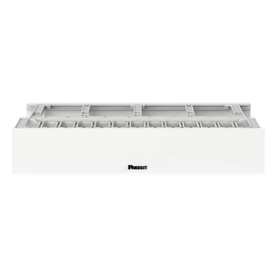 Organizador de Cables Horizontal NetManager de Alta Densidad, Doble (Frontal y Posterior), Para Rack de 19in, 2UR, Color Blanco - Imagen 3
