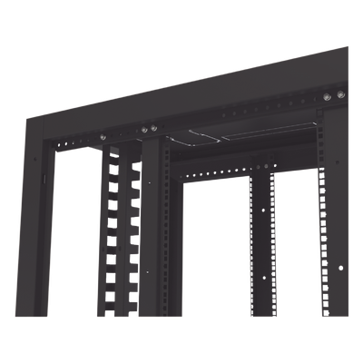 Gabinete Profesional para Telecomunicaciones de 24UR, 600 mm de Ancho x 1000 mm de Profundidad, Se envía el Gabinete Armado. - Imagen 4