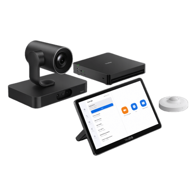 Sistema de Videoconferencia Yealink ZVC-S80-C5U-000 para Zoom Rooms con Tecnología de IA Colaborativa y Cámaras Dual 4K