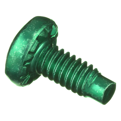 Tornillo de Unión a Tierra, #12-24 x 1/2, Color Verde, Bolsa de 100 Piezas - Imagen 4