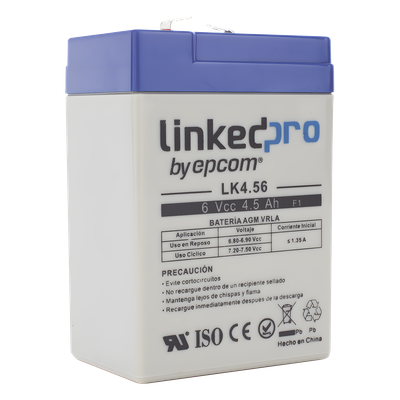 Batería de respaldo 6 V | 4.5 Ah | AGM | Especial para Seguridad Electrónica | UPS | Sistemas de Emergencia | Vida útil 5 años | Terminales F1 - Imagen 5