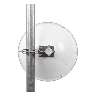 Antena direccional de Alto Rendimiento/ Parábola profunda para mayor aislamiento al ruido / 24.5 dBi / (4.9 - 6.4 GHz) / Conectores N-Hembra / Fácil Montaje y Soporte de acero inoxidable / Radomo Incluido - Imagen 10