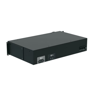 PDU Monitoreable (MI) para Distribución de Energía, Enchufe de Entrada NEMA L5-30P, Con 16 Salidas 5-20R, Horizontal 19 in, 120 Vca, 30 Amp, 2 UR - Imagen 3