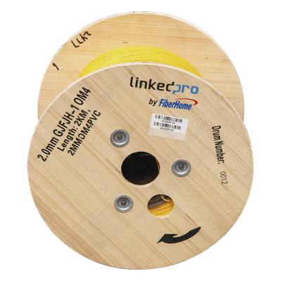 Fibra Óptica Multimodo OM4, 2 mm, Simplex, Tight Buffer, 900 micras, Color Amarillo, Precio Por Metro, (Hasta 2000 Metros en un Solo Tramo de Cable) - Imagen 3