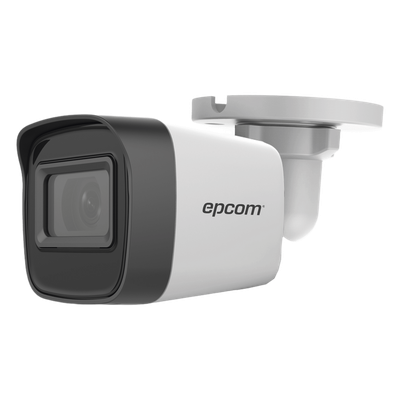 Bala TURBOHD 5 Megapixel / Lente 2.8 mm / 4 Tecnologías (TVI / AHD / CVI / CVBS) / 30 mts SMART IR EXIR / Exterior IP67 / dWDR / Metal