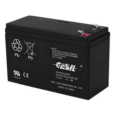 Batería recargable de plomo-ácido sellada (SLA) 12 V 7 Ah para respaldo de energía