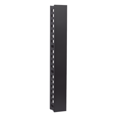 Organizador de cable Vertical de 21 Unidades Rack, Compatible con Racks de 2 Postes EIRL-5545, se requiere LPCV24URL - Imagen 3
