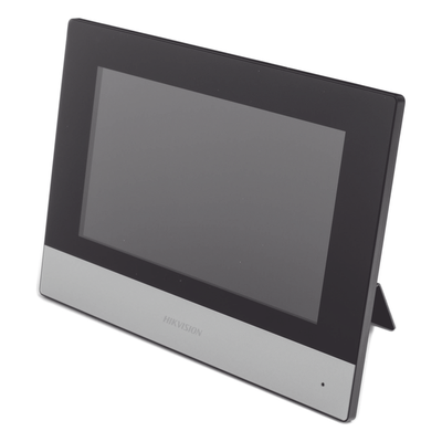 Monitor Hibrido IP WiFi Touch Screen 7" para DS-KIS303P / Vídeo en Vivo / PoE Estándar / Apertura Remota / Llamada Entre Monitores / Audio de dos vías / Policarbonato - Imagen 3