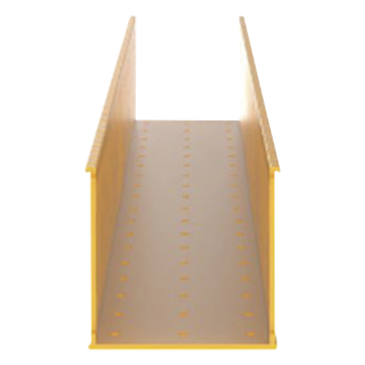 Canaleta Ranurada de PVC sin Tapa, Fiber-Duct™, 4 in de Ancho, 4 in de Alto y 1828.8 mm de Largo, Color Amarillo - Imagen 3