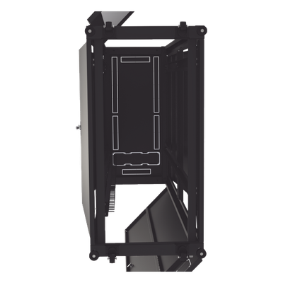 Gabinete Profesional para Telecomunicaciones de 45UR, 1200 mm Profundidad, Incluye 2 Organizadores Verticales de 45 Unidades de Rack, Se envía el Gabinete Armado. - Imagen 12