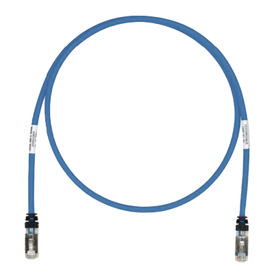 Patch Cord Cat6A, Blindado S/FTP, CM/LS0H, 1 Metro, Color Azul - Imagen 3