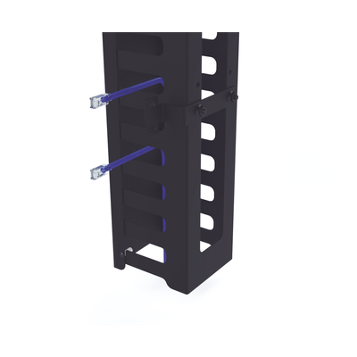 Kit Organizador Vertical de Cable Sencillo para Rack Abierto de 24 Unidades para EIQR3224 y EIRL5524DR. - Imagen 3