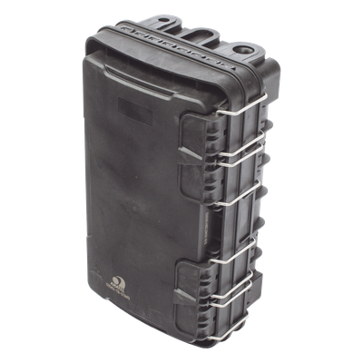 Caja de Distribución de Fibra Óptica para 24 Empalmes, con 8 acopladores SC/APC simplex, Exterior IP65, Color Negro - Imagen 5