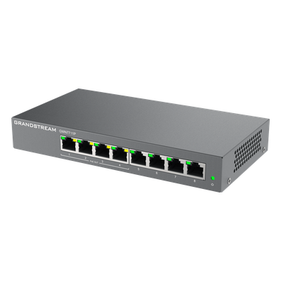 Switch de Red Administrable Capa 2 Lite / 8 Puertos Gigabit Ethernet / 4 Puertos PoE / VLAN / QoS / Snooping IGMP / Montaje en Pared y Escritorio / Compatible con GDMS - Imagen 4